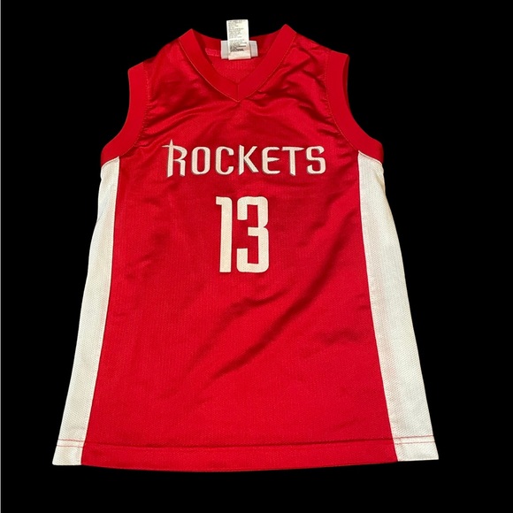 NBA Other - Youth NBA Houston Rockets 13 James Harden kids jersey size small red white mesh